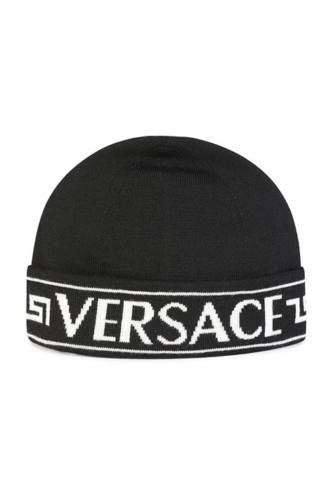 versace greca tartan wool cap|Versace Cap .